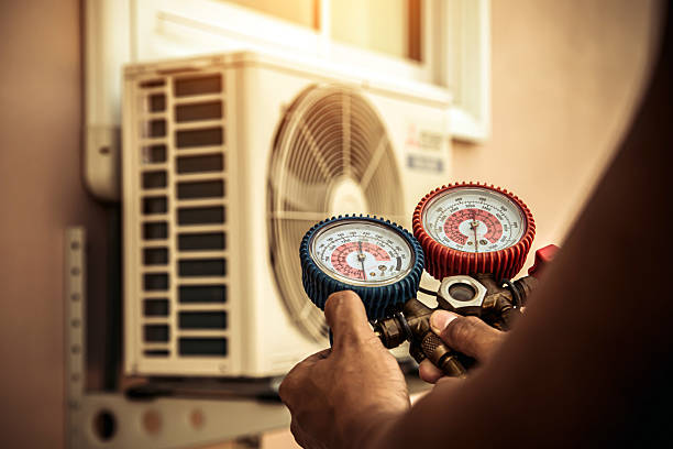 Professional Heat Pump Repair technician working in Grafton, OH